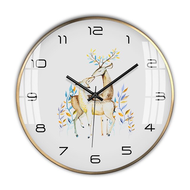 Nordic Fashion Simple Wall Clocks Digital Silent Luxury Wall Clocks Electronic Creative Orologi Parete Home Decoration AA50WC - Calipsoclock