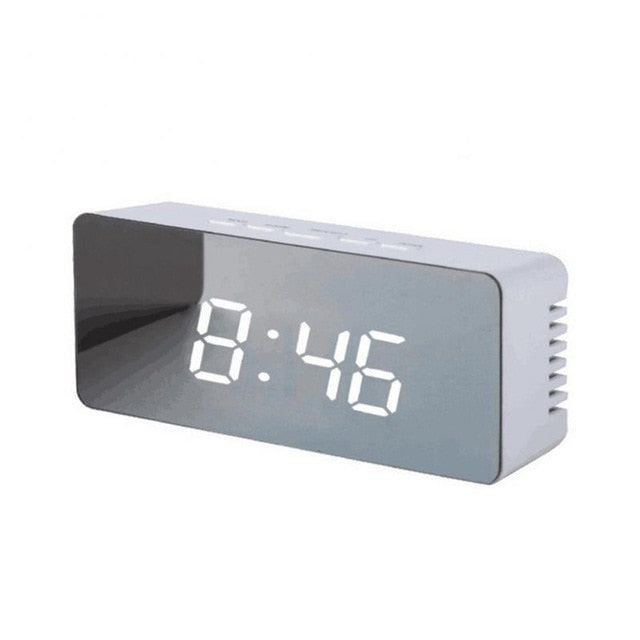 LED Mirror Alarm Clock Digital display Table Clock - Calipsoclock