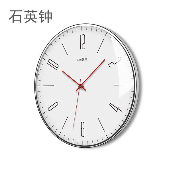 Modern Nordic Wall Clocks Luxury Living Room Round Bedroom Office Silent Clocks Zegary Na Sciane Quartz Clock Watch Decor 6LS024 - Calipsoclock