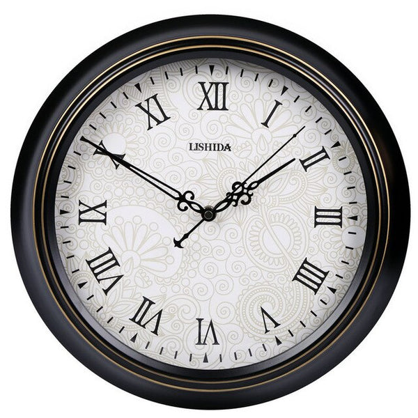 Village Retro Living Room Mute Wall Clock European Style Vintage Clock England-Style Iron Art Pocket Watch wall clock vintage - Calipsoclock