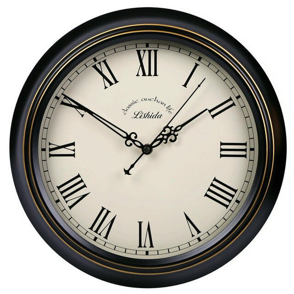 Village Retro Living Room Mute Wall Clock European Style Vintage Clock England-Style Iron Art Pocket Watch wall clock vintage - Calipsoclock