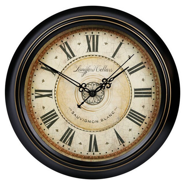 Village Retro Living Room Mute Wall Clock European Style Vintage Clock England-Style Iron Art Pocket Watch wall clock vintage - Calipsoclock