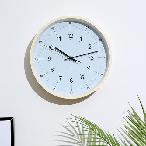 Nordic Wooden Wall Clock Silent Luxury Macaron Modern Digital Wall Clock Living Room Creative Wandklok Home Decoration 5050CW - Calipsoclock