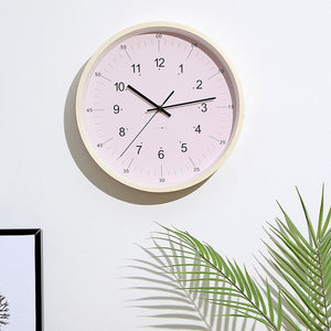 Nordic Wooden Wall Clock Silent Luxury Macaron Modern Digital Wall Clock Living Room Creative Wandklok Home Decoration 5050CW - Calipsoclock