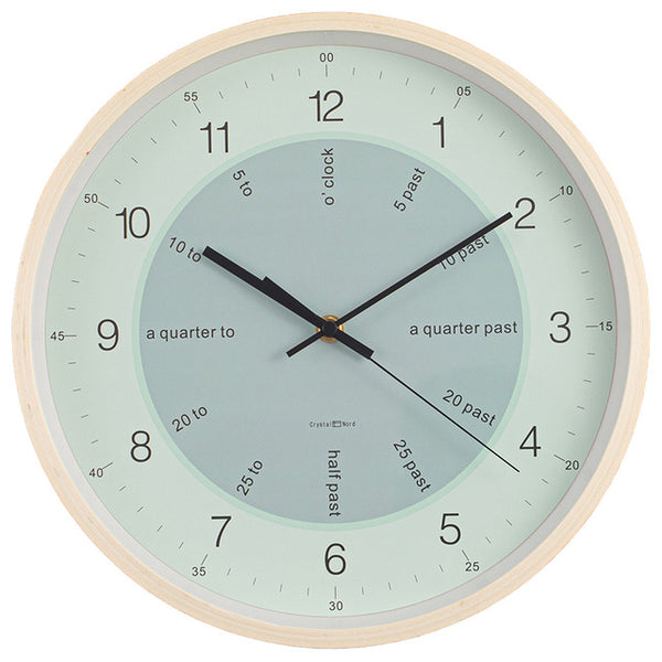 Nordic Wooden Wall Clock Silent Luxury Macaron Modern Digital Wall Clock Living Room Creative Wandklok Home Decoration 5050CW - Calipsoclock