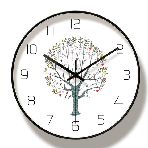 Wall Clock WoodenMetal Round Clock  best selling 2019 products 50W028 - Calipsoclock