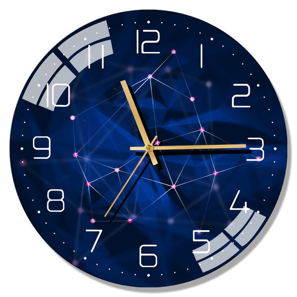 Glass Wall Clock Modern Design - Calipsoclock