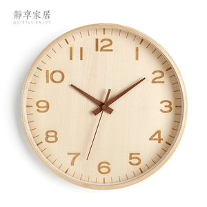 Large Solid Wood Wall Clock - Calipsoclock