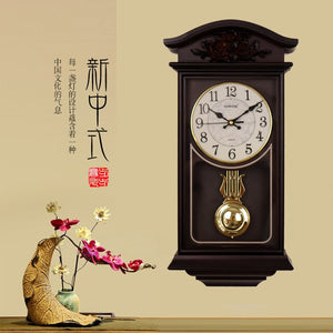 Chinese Large 3D Pendulum Wall Clock - Calipsoclock