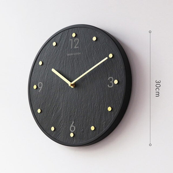 Minimalist Pendulum Luxury Wall Clock Gold Brass Creative Kitchen Round Simple Wall Watches Quartz Klok Home Decoration AA50ZB - Calipsoclock