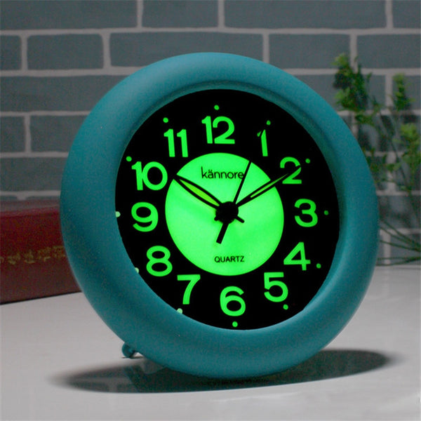 Luminous Mute Simple Fashion Clock Bedroom Living Room Wall Hanging Clock Home Decoration Office Desktop Round Table Clock - Calipsoclock